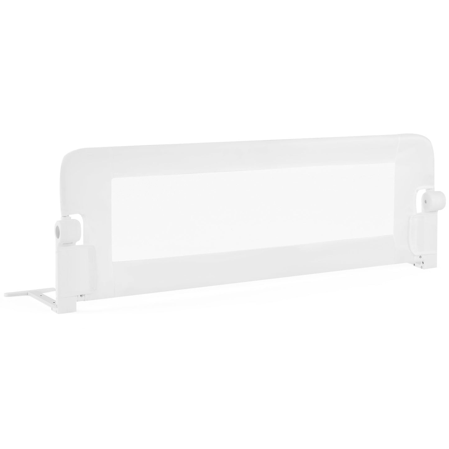 Foldable Bed Rail Swing Down Baby Bed Guard Rail, White Bassinets & Bedside Sleepers White  at Gallery Canada