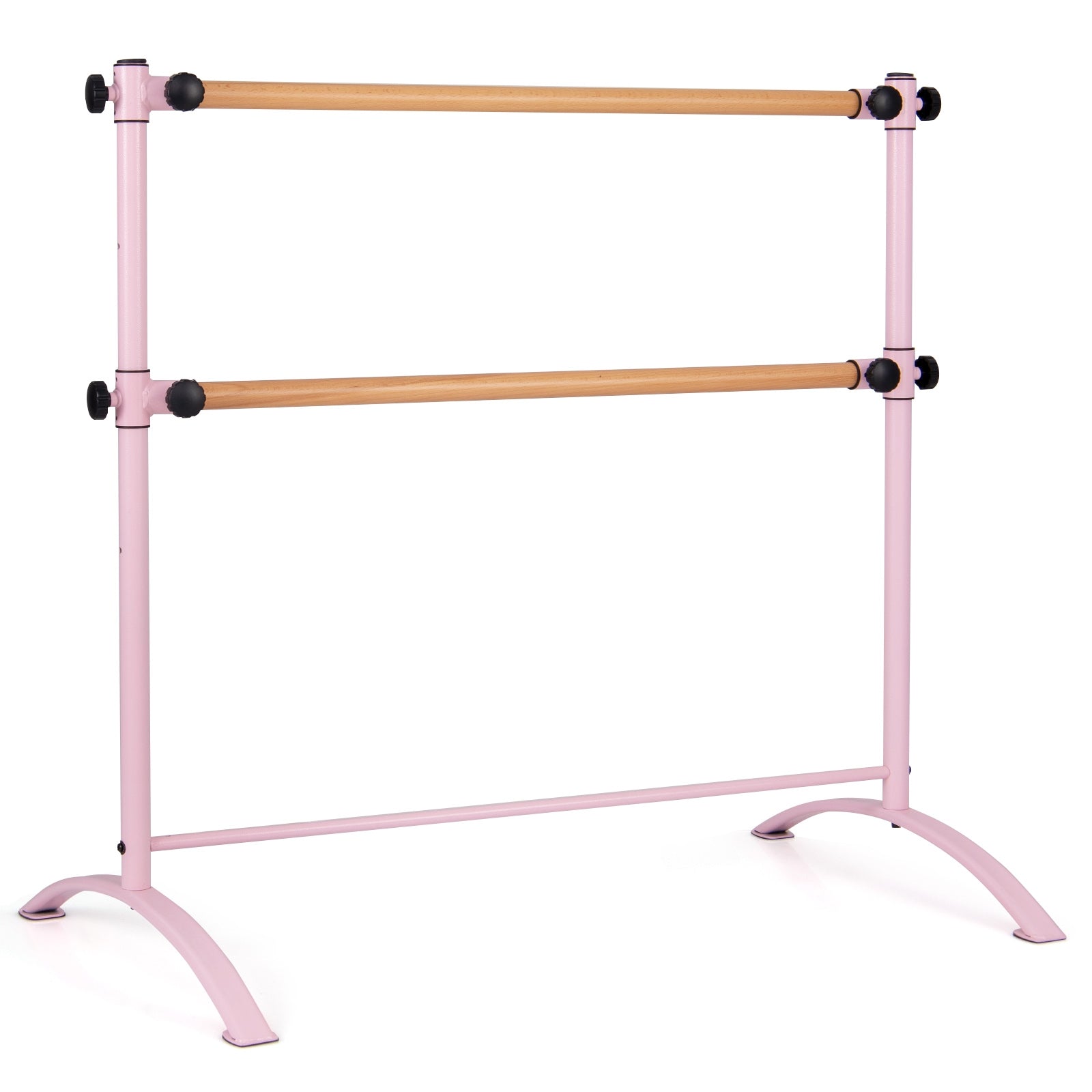 4 Foot Portable  Freestanding Double Ballet Barre, Pink Toy Sports Pink  at Gallery Canada