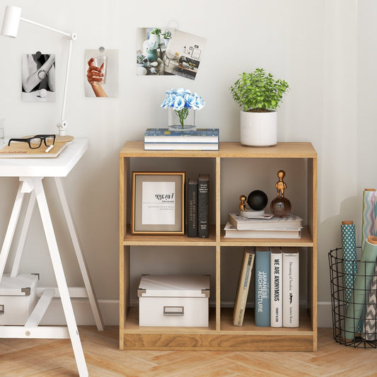 4-Cube Kids Bookcase with Open Shelves, Natural Bookcases Natural  at Gallery Canada