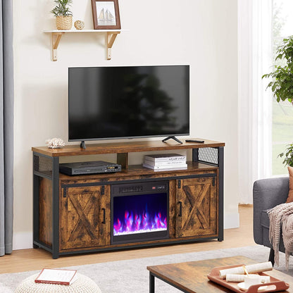 18 Inch Electric Fireplace Insert Fireplace Heater with Overheat Protection, Black Fireplaces   at Gallery Canada