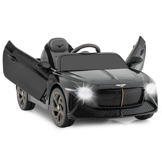 12V Powered Car Kids Ride-on Racer Car Licensed Bentley Bacalar, Black Powered Ride On Toys Black  at Gallery Canada