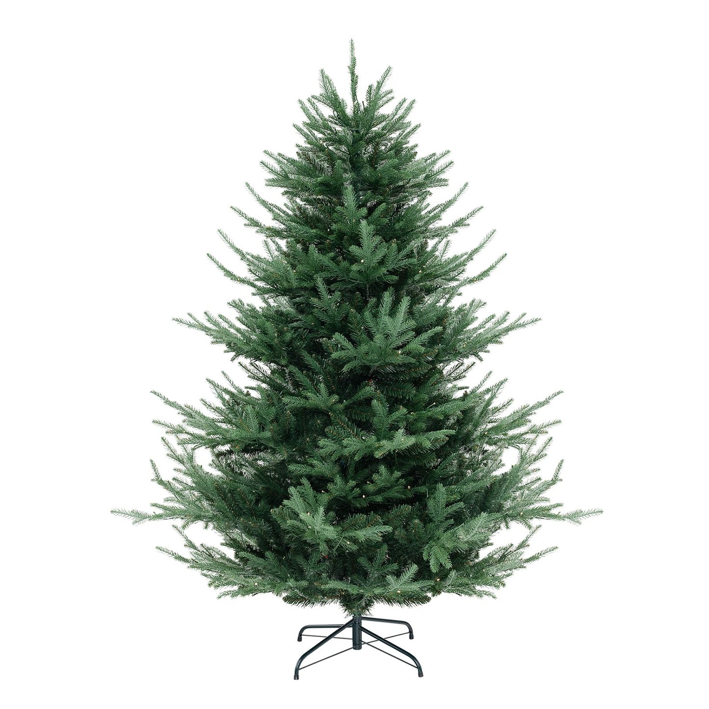 6 FT Pre-Lit Artificial Hinged Xmas Tree with 778 PVC and PE Branch Tips-M, Green Christmas Tree   at Gallery Canada