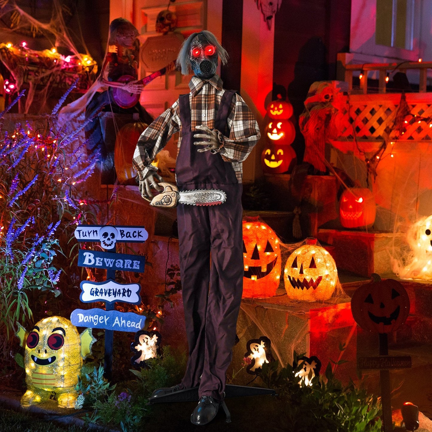 Halloween Animatronic Shaking Haunted Man with Lights and Sound Halloween   at Gallery Canada