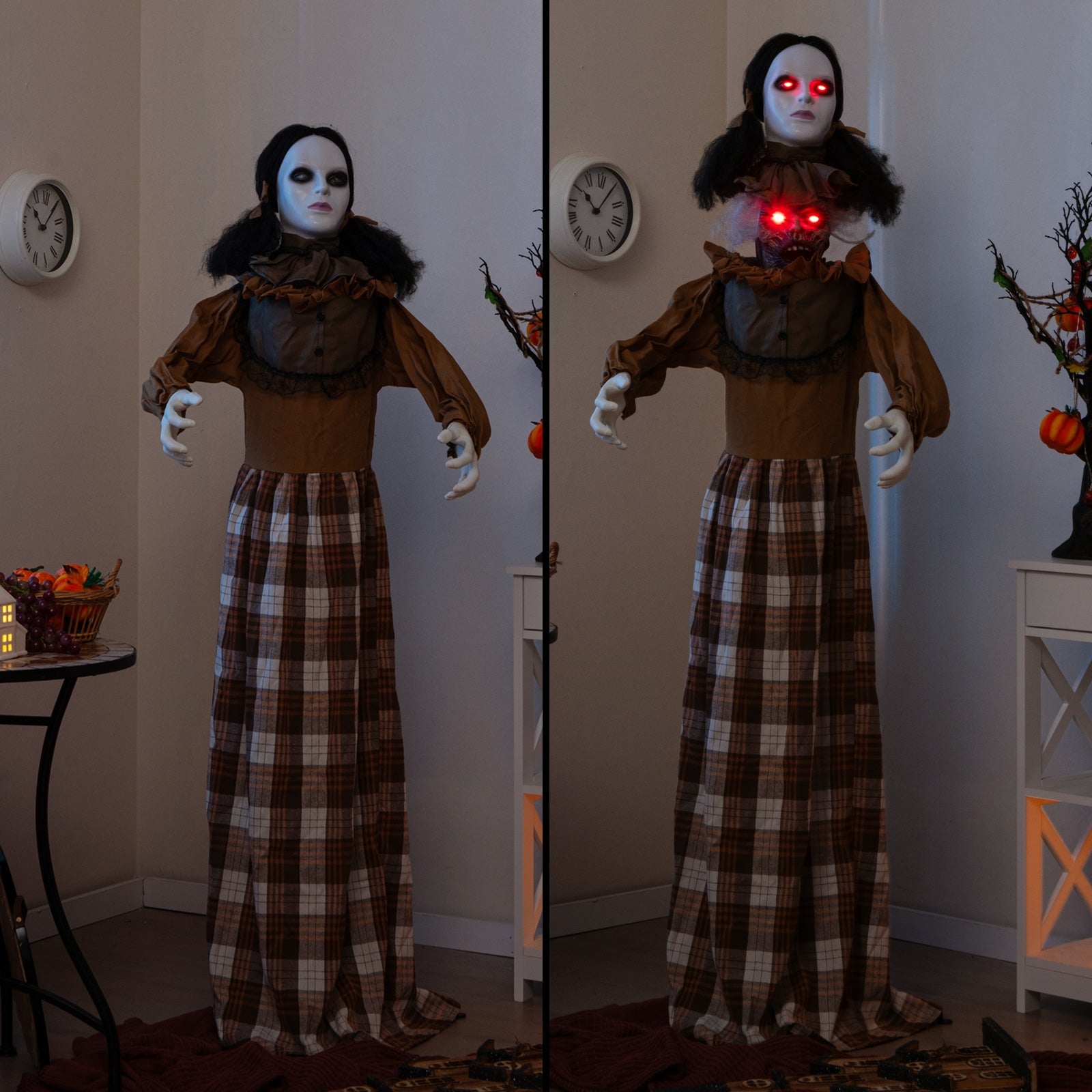 Halloween Animatronic Haunted Woman with Pop Up Head and Control Button Halloween at Gallery Canada