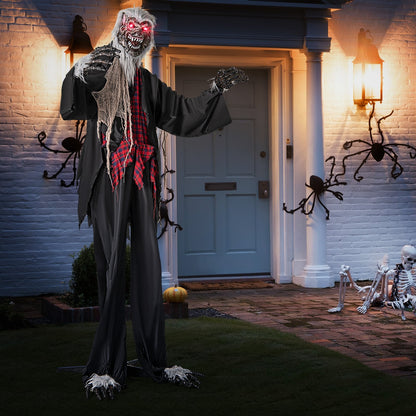 8.2 FT Standing Animatronic Werewolf with Howling Sounds  Red Flashing Eyes and Poseable Arms Halloween   at Gallery Canada