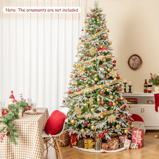 6/7.5/9 FT Pre-Lit Artificial Christmas Tree with 765/1135/1871 Tips and 280/470/690 Warm-White LED Lights-L Christmas Large  at Gallery Canada