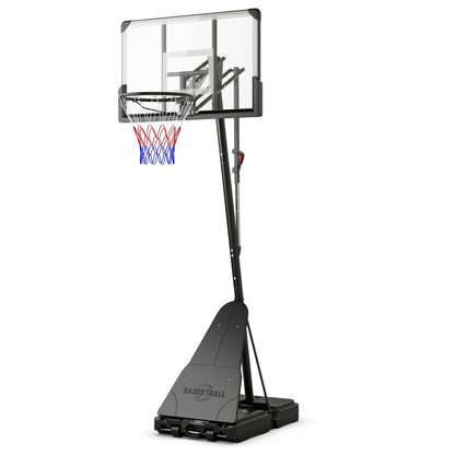 4.9-10 Feet Height Adjustable Portable Basketball Hoop Basketball Goal System Sport Equipments Options  at Gallery Canada