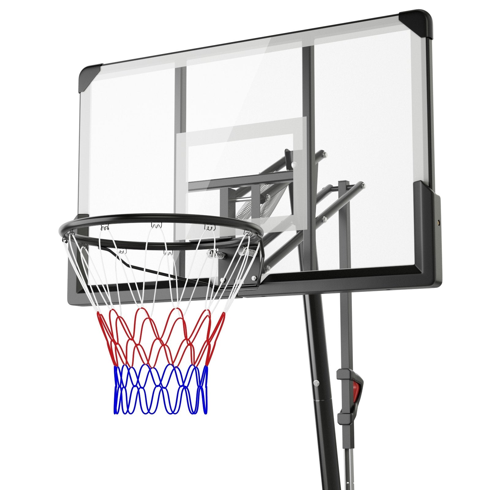 4.9-10 Feet Height Adjustable Portable Basketball Hoop Basketball Goal System Sport Equipments   at Gallery Canada