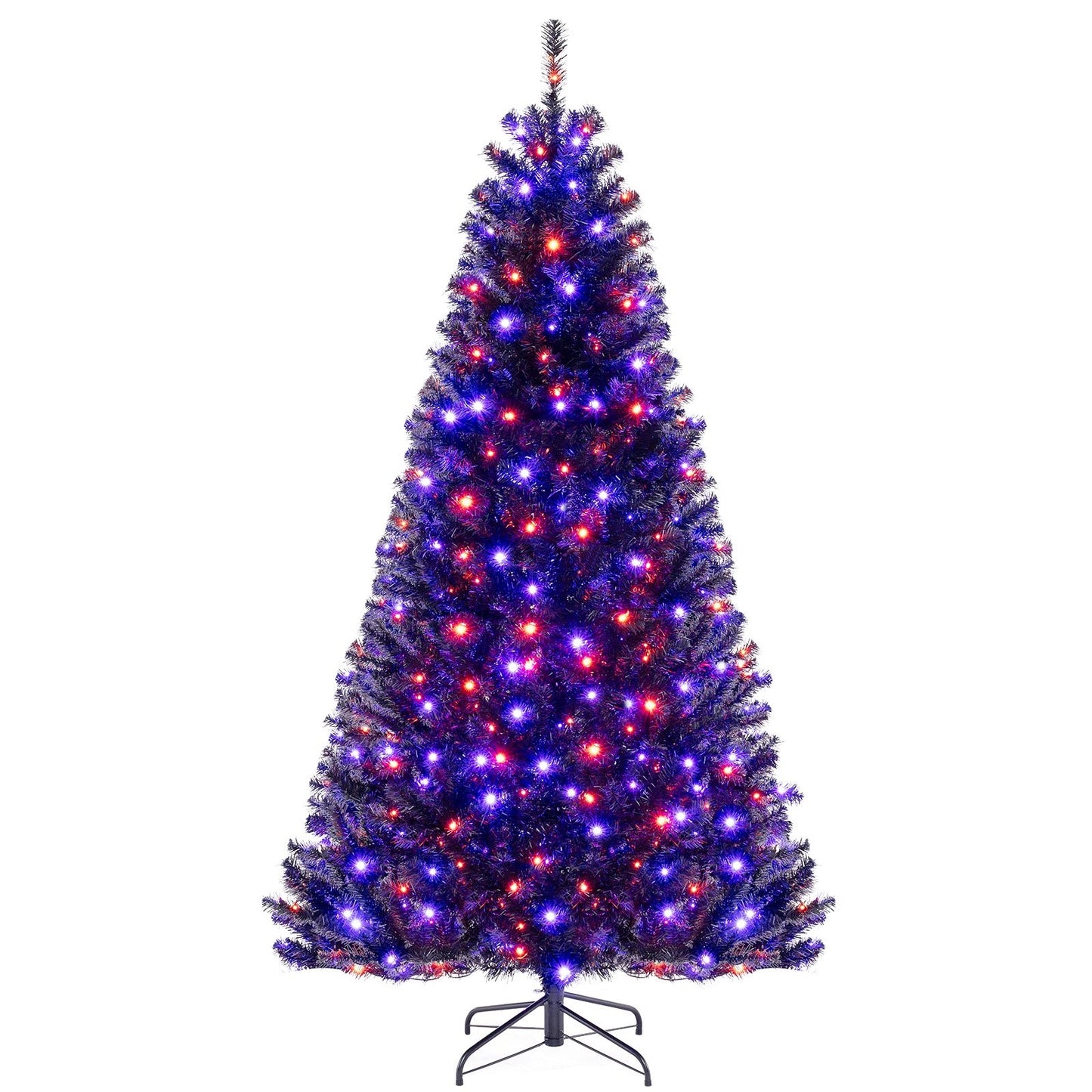 6/7/8 Feet Artificial Christmas Tree with 6 Lighting Modes and Spooky Sounds-7 ft Christmas Tree 7 Feet  at Gallery Canada