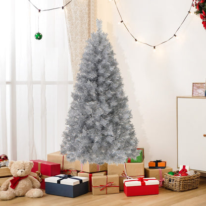 Artificial Xmas Tree with Branch Tips and Warm White LED Lights-5FT Christmas Tree   at Gallery Canada