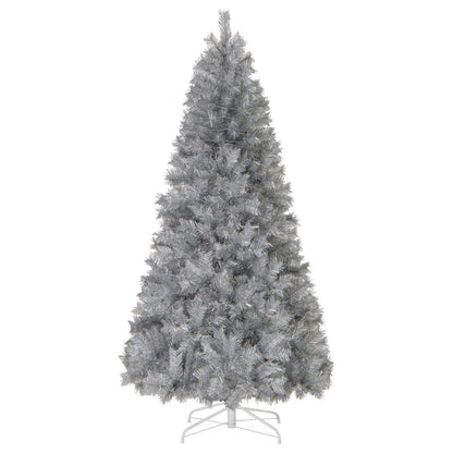 Artificial Xmas Tree with Branch Tips and Warm White LED Lights-7FT Christmas Tree 7 Feet  at Gallery Canada