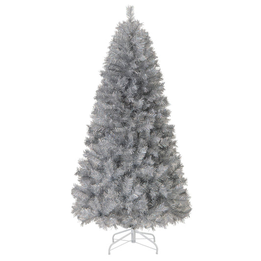 Artificial Xmas Tree with Branch Tips and Warm White LED Lights-6FT Christmas Tree 6 Feet  at Gallery Canada