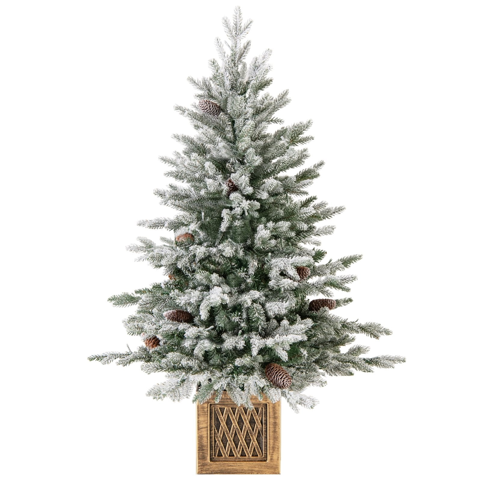 4 FT Pre-lit Artificial Entrance Christmas Tree 100 LED Lights Christmas Tree Options  at Gallery Canada