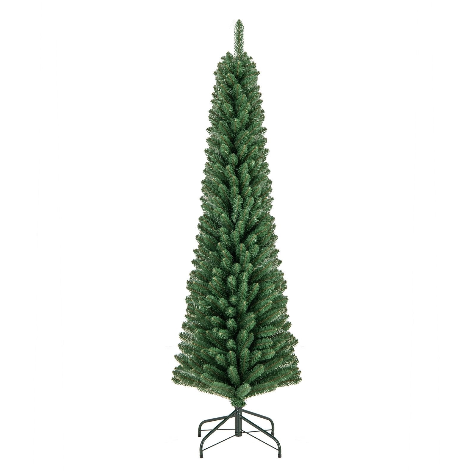 5/6/7/8 Feet Pencil Christmas Tree with 295/392/523/671 Memory Wire Branch Tips and Upgraded Metal Stand-6 ft Christmas Tree 6 Feet  at Gallery Canada