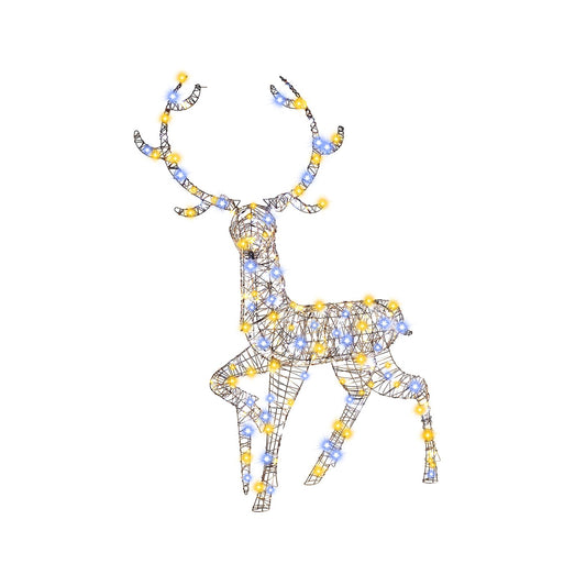 4.6 Feet Pre-Lit Christmas Reindeer with 170 Cold and Warm LED Lights Christmas Decor & Accessories Options  at Gallery Canada