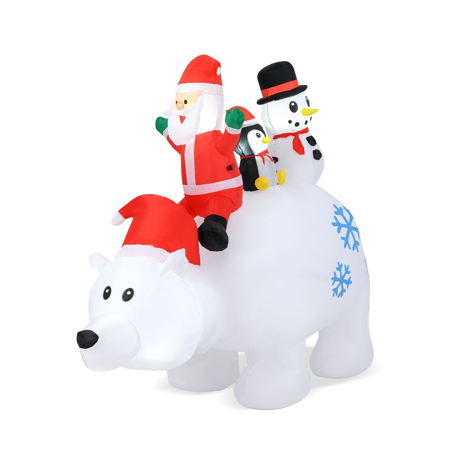 6 Ft Christmas Inflatable with Lights Animated Santa Penguin and Snowman Christmas Inflatables Options  at Gallery Canada