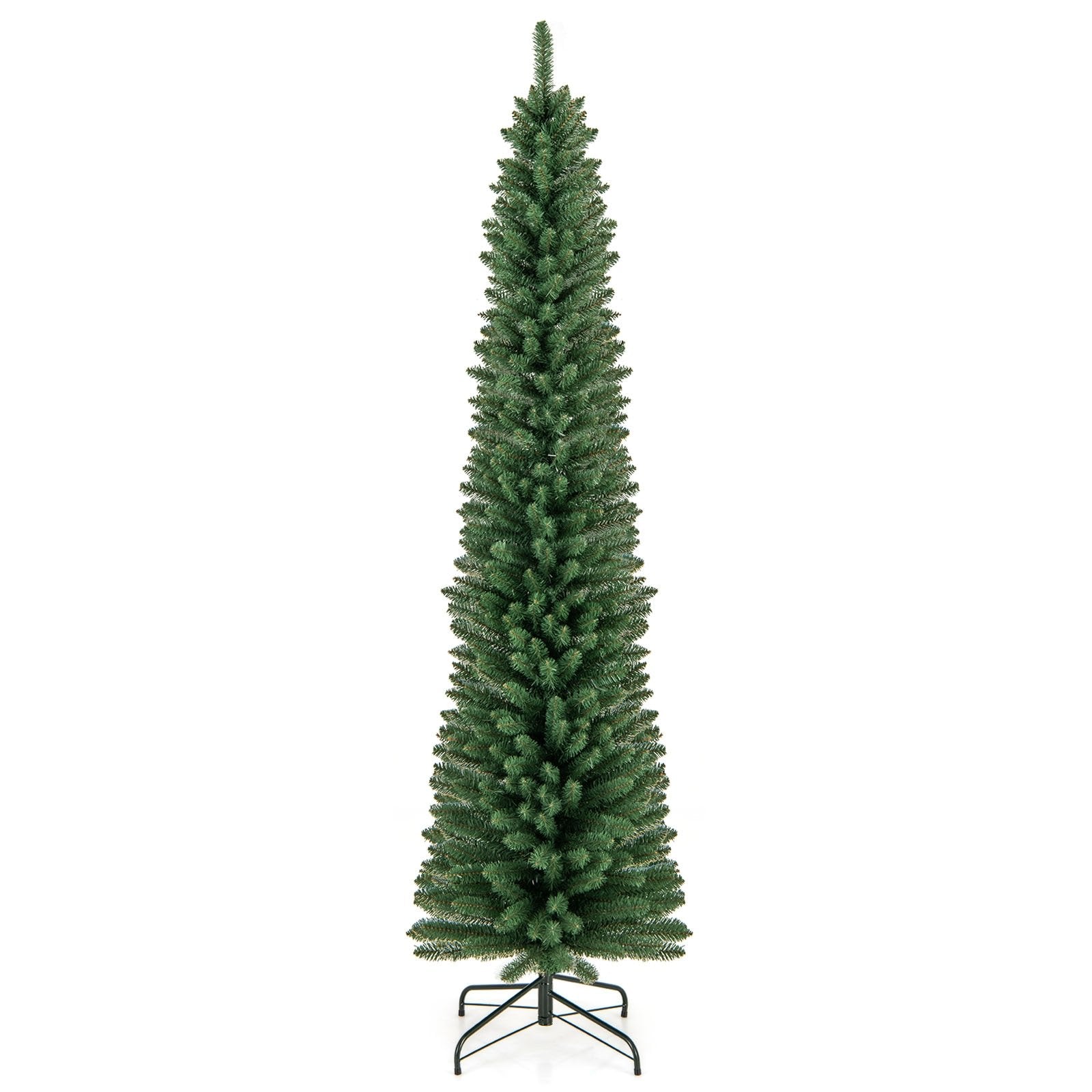 5/6/7/8 Feet Pencil Christmas Tree with 295/392/523/671 Memory Wire Branch Tips and Upgraded Metal Stand-7 ft Christmas Tree 7 Feet  at Gallery Canada