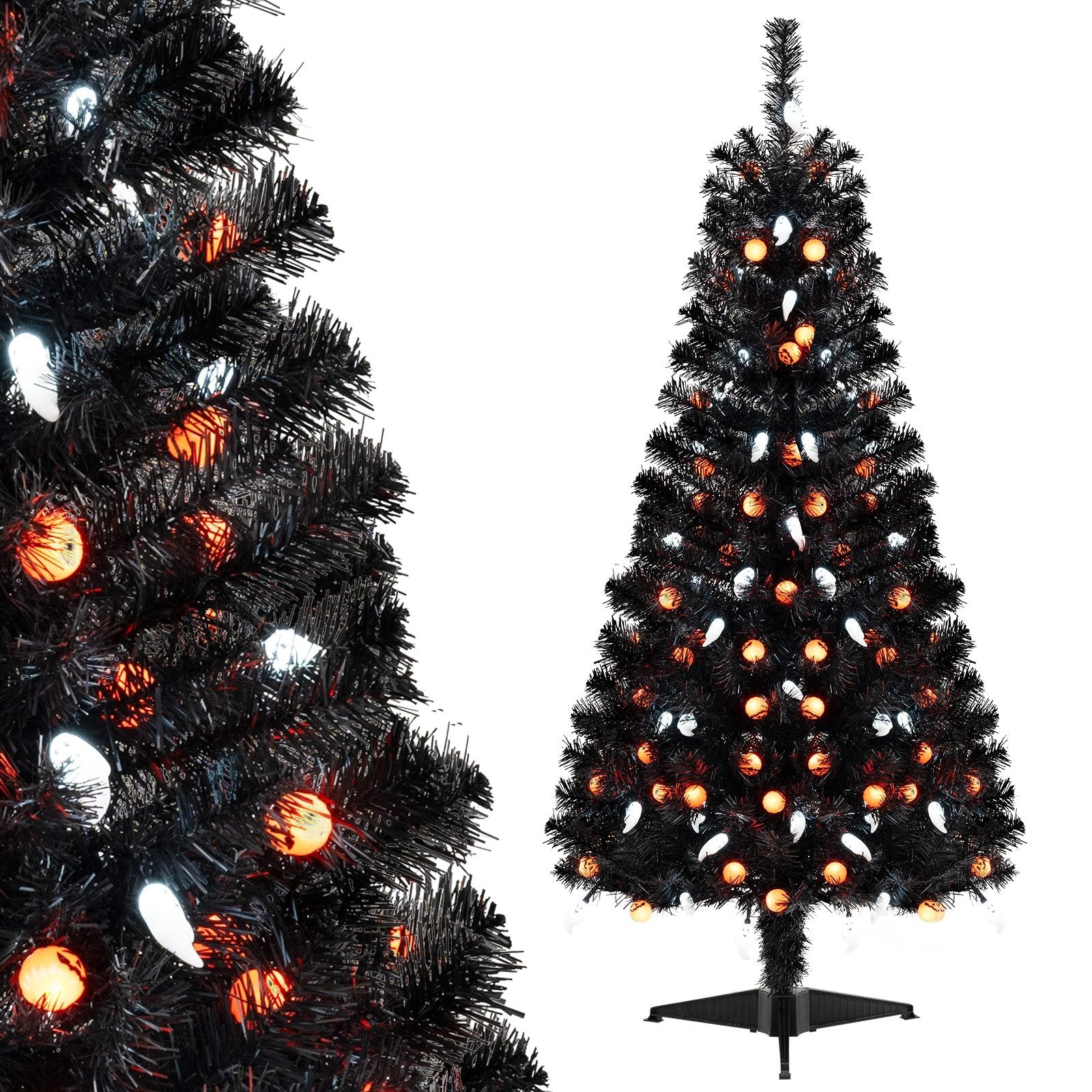 4.5 Feet Artificial Halloween Tree with 6 Lighting Modes and 5 Musics Halloween   at Gallery Canada