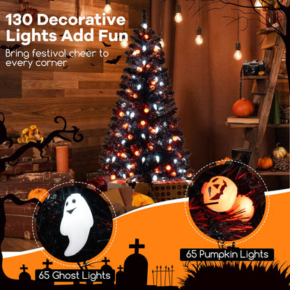 4.5 Feet Artificial Halloween Tree with 6 Lighting Modes and 5 Musics Halloween   at Gallery Canada