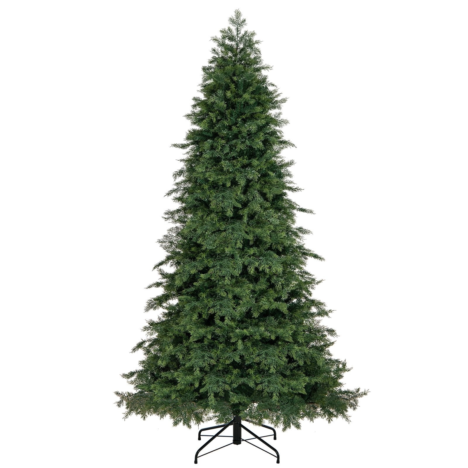 Artificial Christmas Tree Green Hinged Holiday Tree with 721/1019 Lush Branch Tips-7.5 ft, Green Christmas Tree Green  at Gallery Canada