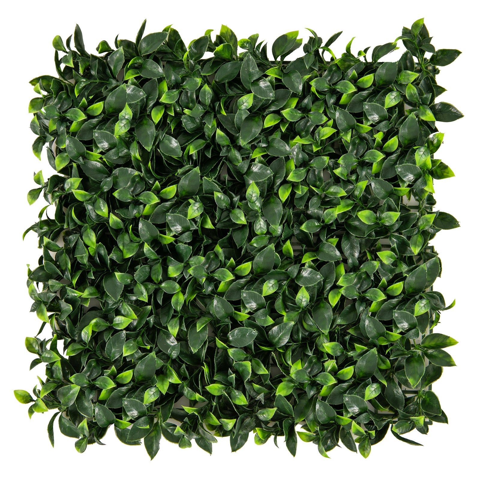 12 Pieces 20 x 20 Inch Artificial Topiary Gardenia Shrub Grass Panels, Green Decorative Fencing & Flooring Green  at Gallery Canada