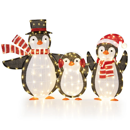 Light up Penguins Christmas Decorations with 194 LED Lights and Zip Ties Christmas Decor & Accessories Options  at Gallery Canada