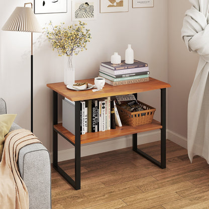 Teak Bathroom Storage Shelf for Living Room and Bedroom Nightstands   at Gallery Canada