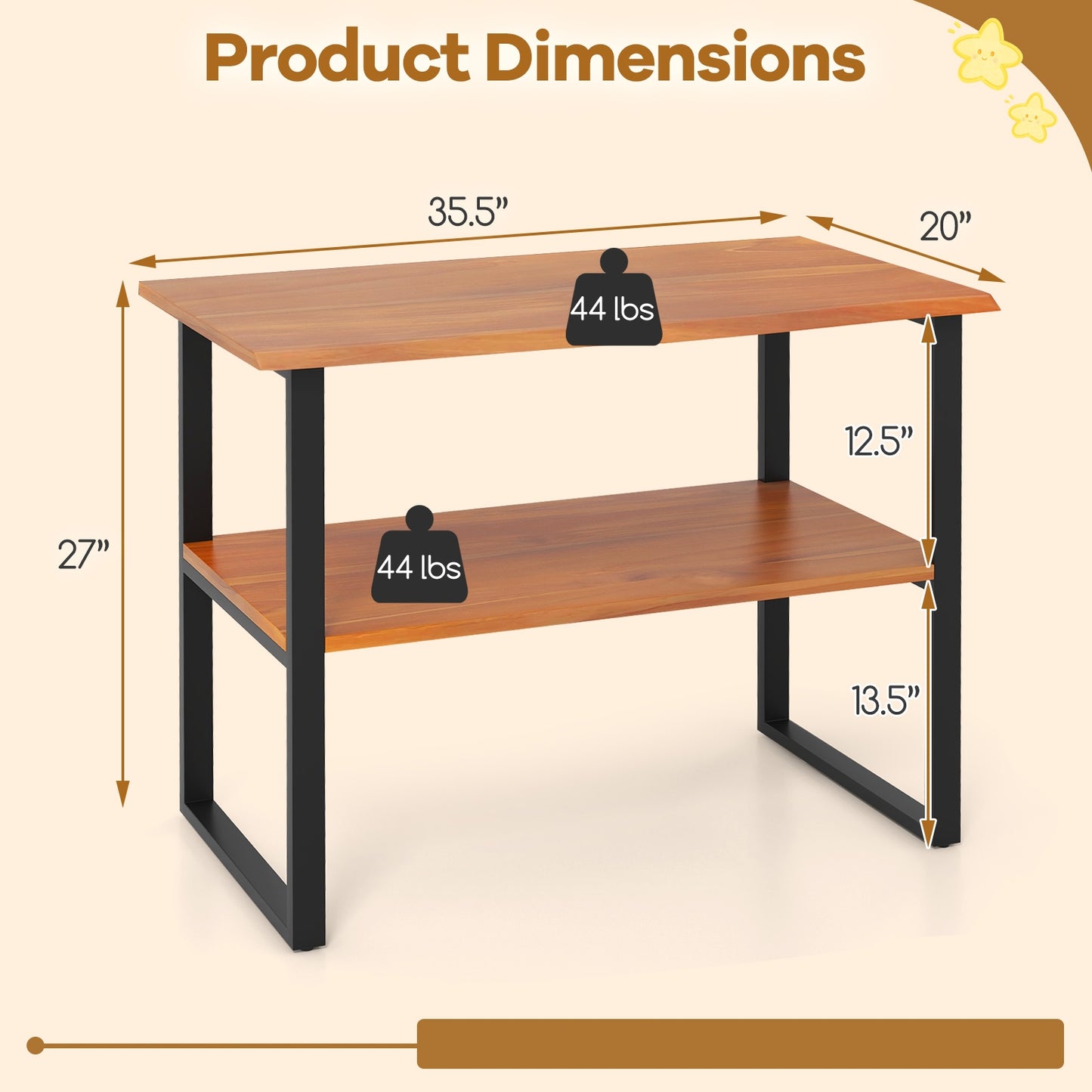 Teak Bathroom Storage Shelf for Living Room and Bedroom Nightstands   at Gallery Canada