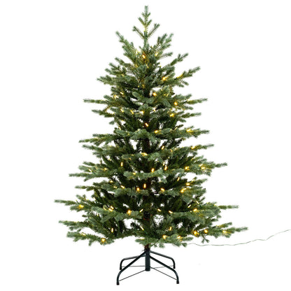 5/6/7 Feet Artificial Christmas Tree with 1426/2116/3156 Lush PVC and 200/300/400 Warm White LED Lights-5 fit Christmas Tree Options  at Gallery Canada