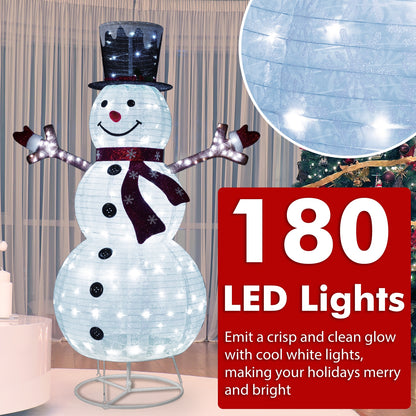 Pre-Lit Pop-up Christmas Decoration with 180 Cold White LED Lights, White Christmas Decor & Accessories   at Gallery Canada