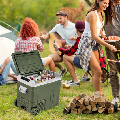 12 Volt Car Refrigerator Portable Car Fridge with Adjustable Range-50L Coolers at Gallery Canada