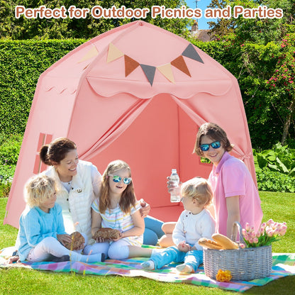 Kids Play Tent Bed Tent with String Lights Extra Large Playhouse Tent, Pink Play Tents & Playhouse at Gallery Canada