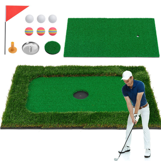 Floating Golf Green for Pool with 6 Golf Balls and Golf Flag, Green Golf Green at Gallery Canada