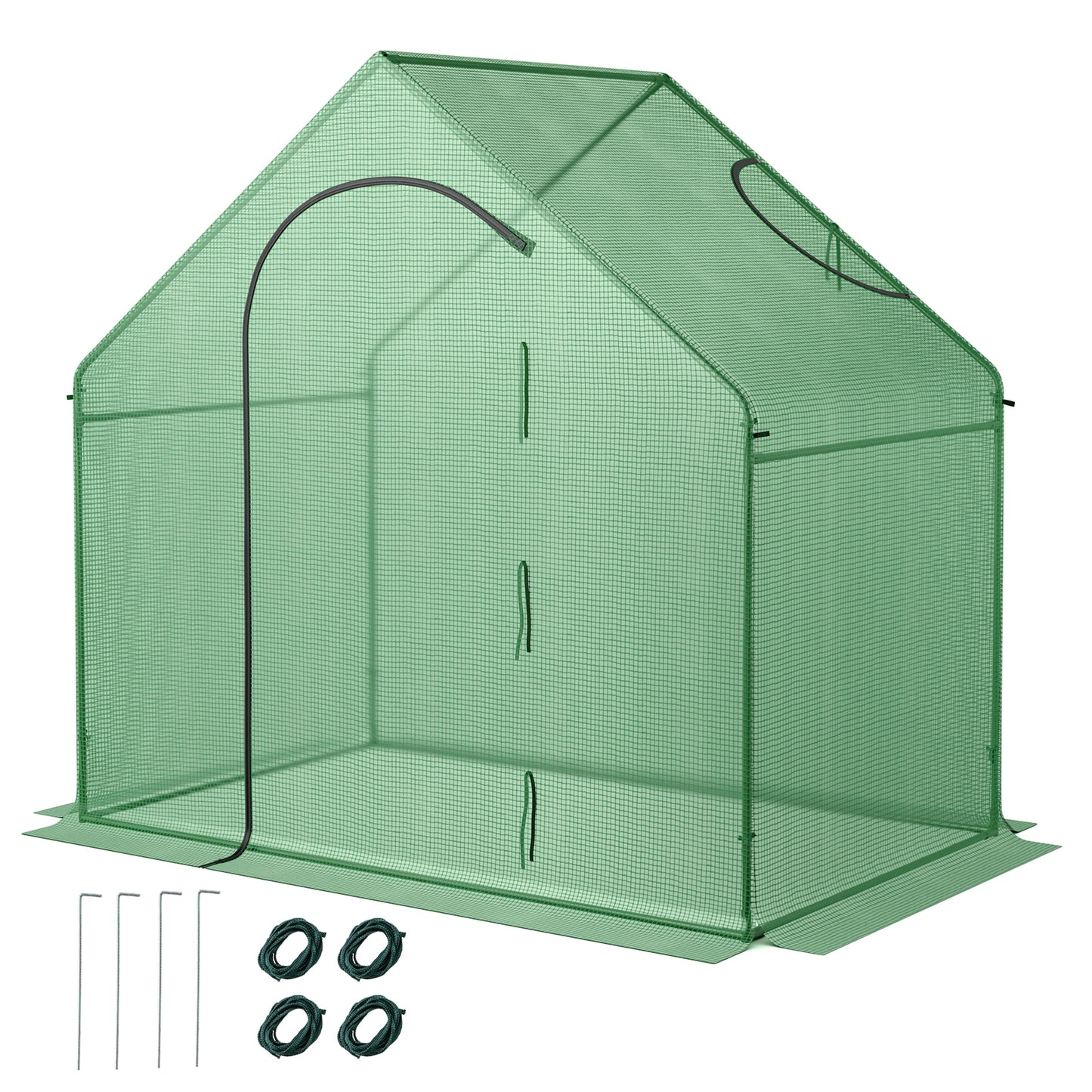 Portable Outdoor Warm House with PE Cover and Roll-up Zippered Door Greenhouses at Gallery Canada