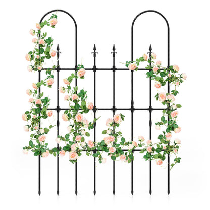 58 x 73 Inch Outdoor Garden Rose Arch Trellis for Climbing Plants Plant Supports Options at Gallery Canada