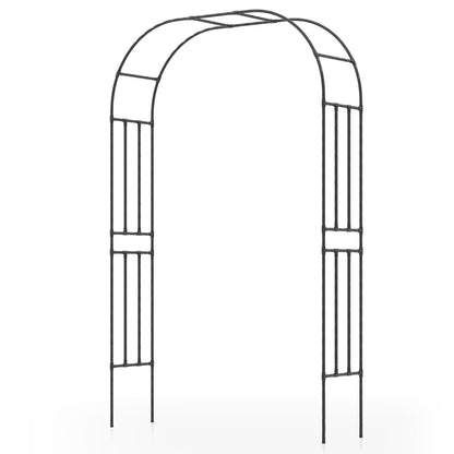 Outdoor Metal Garden Arch Trellis for Climbing Plants Grape Vine Flower, Black Plant Supports at Gallery Canada