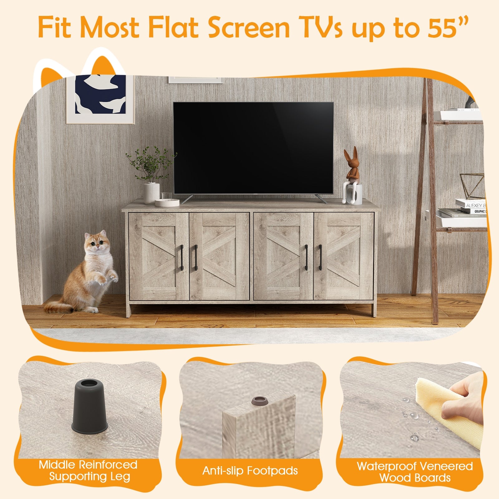 Cat Litter Box Enclosure for 2 Cats Modern Kitty Litter Box Furniture Hidden, Oak Cat Houses at Gallery Canada
