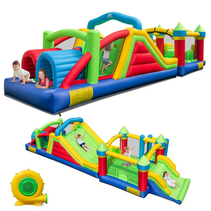 Inflatable Obstacle Course Bounce House with 680W Blower Bounce House Options at Gallery Canada