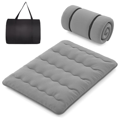 Futon Mattress with Washable Cover and Carry Bag-Queen Size, Gray Mattresses Gray  at Gallery Canada