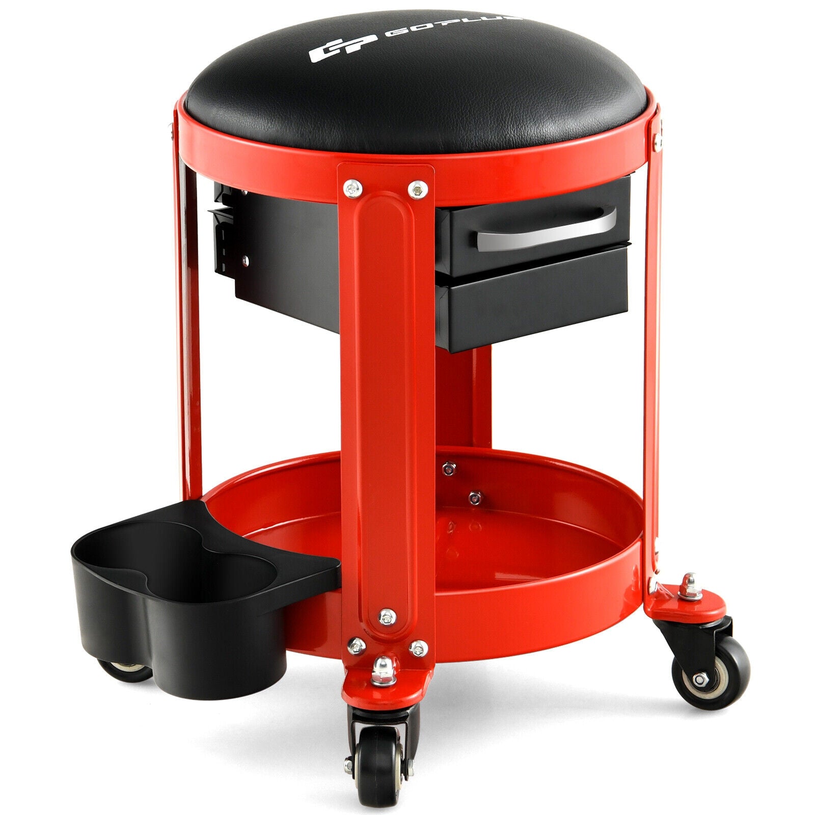 Rolling Mechanic Stool with Removable Padded Seat and Drawers Garages at Gallery Canada
