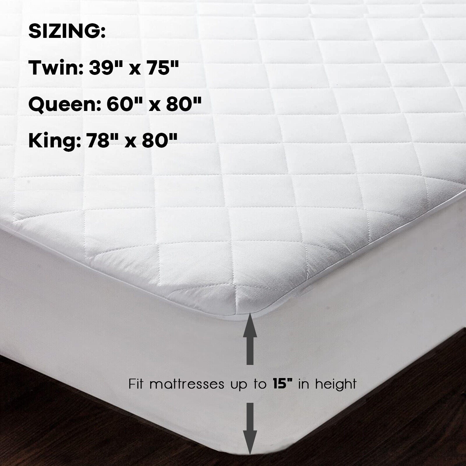 Auto Shut Off Heated Electric Mattress Pad with Dual Controller-Queen Size Mattresses at Gallery Canada