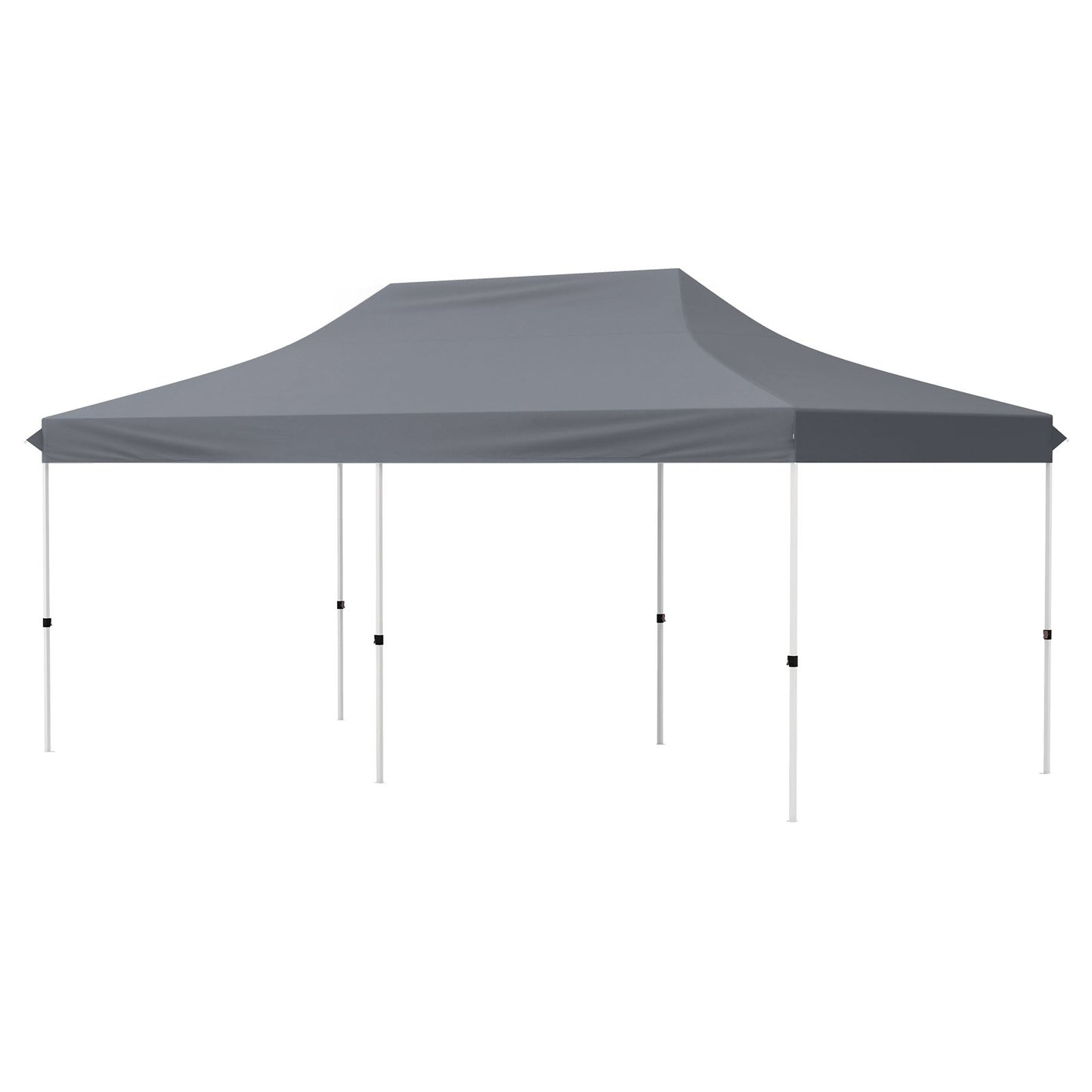 10 X 20 FT Pop up Canopy Tent Foldable Portable Outdoor Gazebo with Carry Bag, Gray Canopies Gray at Gallery Canada