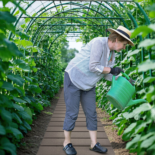 8 Ft Outdoor Garden Pathway Patio Roll Out Straight Walkways with Metal Wire Connection-M Outdoor Decor Options at Gallery Canada