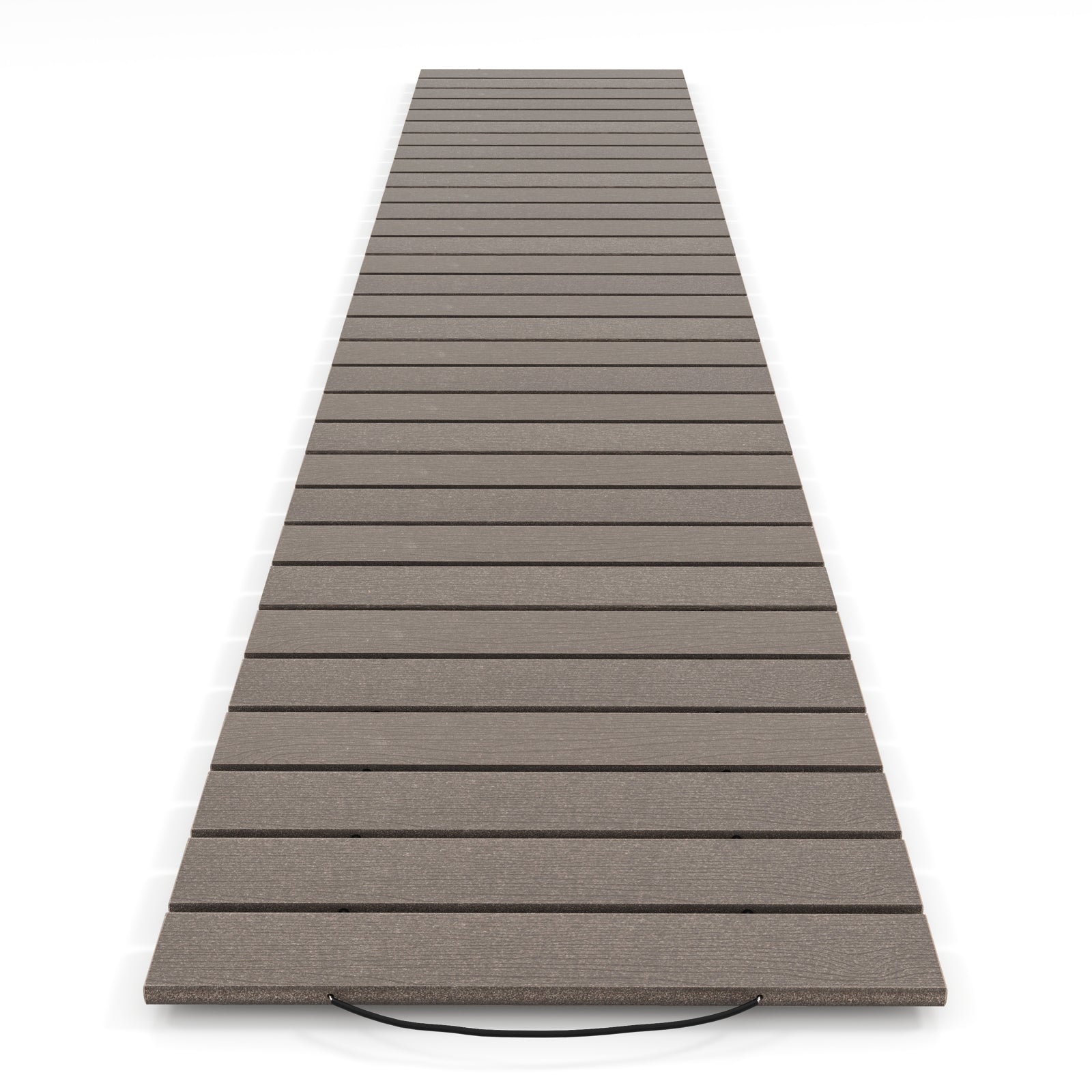 8 Ft Outdoor Garden Pathway Patio Roll Out Straight Walkways with Metal Wire Connection-S, Gray Outdoor Decor at Gallery Canada