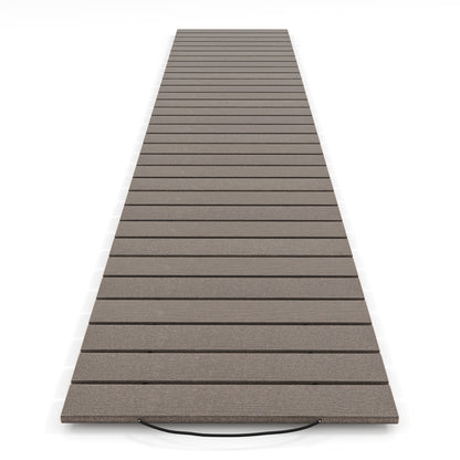 8 Ft Outdoor Garden Pathway Patio Roll Out Straight Walkways with Metal Wire Connection-S, Gray Outdoor Decor at Gallery Canada