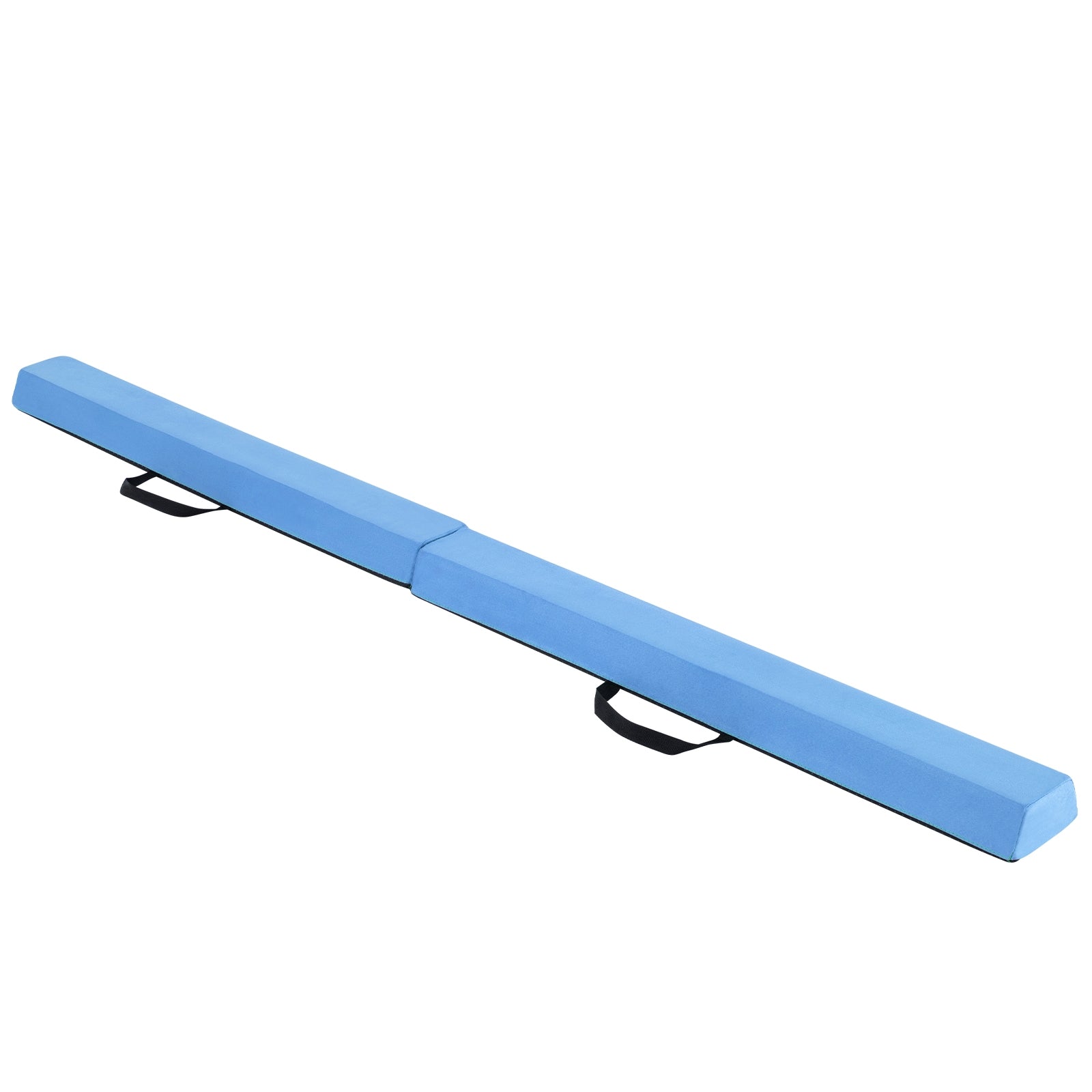 7 FT Folding Balance Beam with Removable Suede Cover and Non-slip Bottom, Navy Baby Gyms & Playmats Navy at Gallery Canada