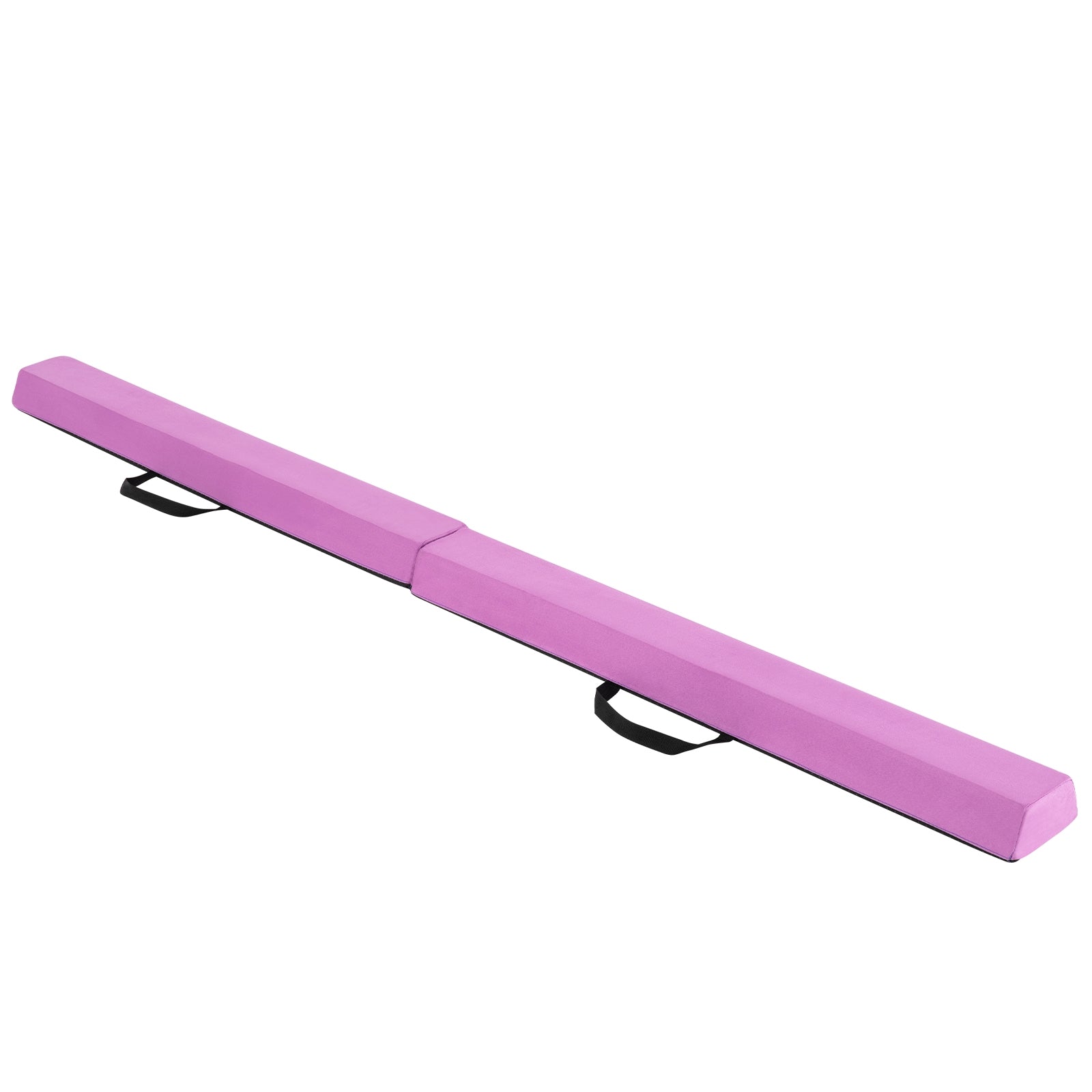 7 FT Folding Balance Beam with Removable Suede Cover and Non-slip Bottom, Purple Baby Gyms & Playmats Purple at Gallery Canada