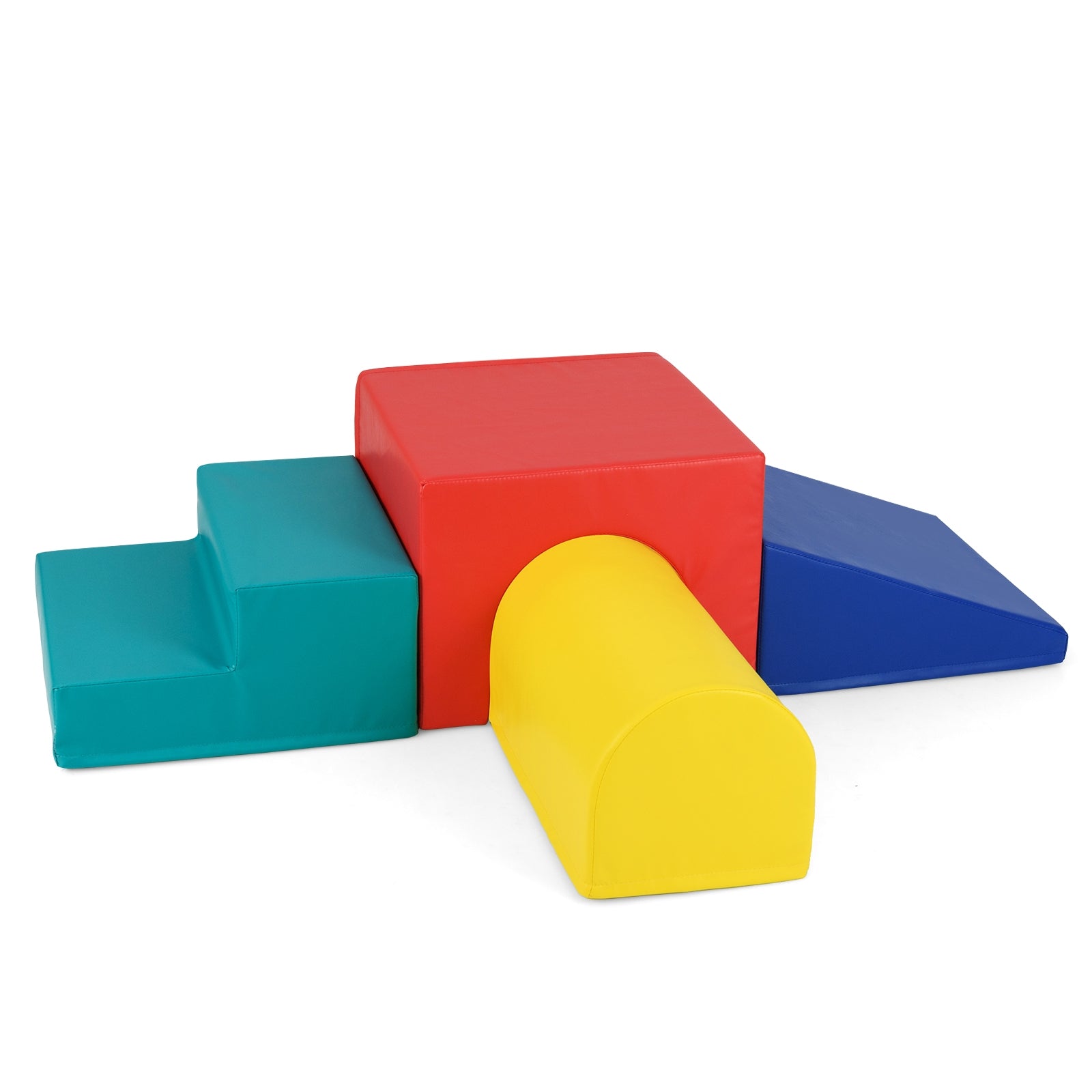 Climb and Crawl Foam Block Play Set for Infant Baby, Red Climbers & Slides Red at Gallery Canada