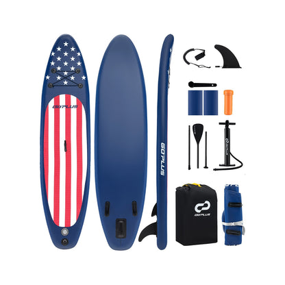 Inflatable Paddle Board with Removable Fin and Backpack-A Surfing Options  at Gallery Canada