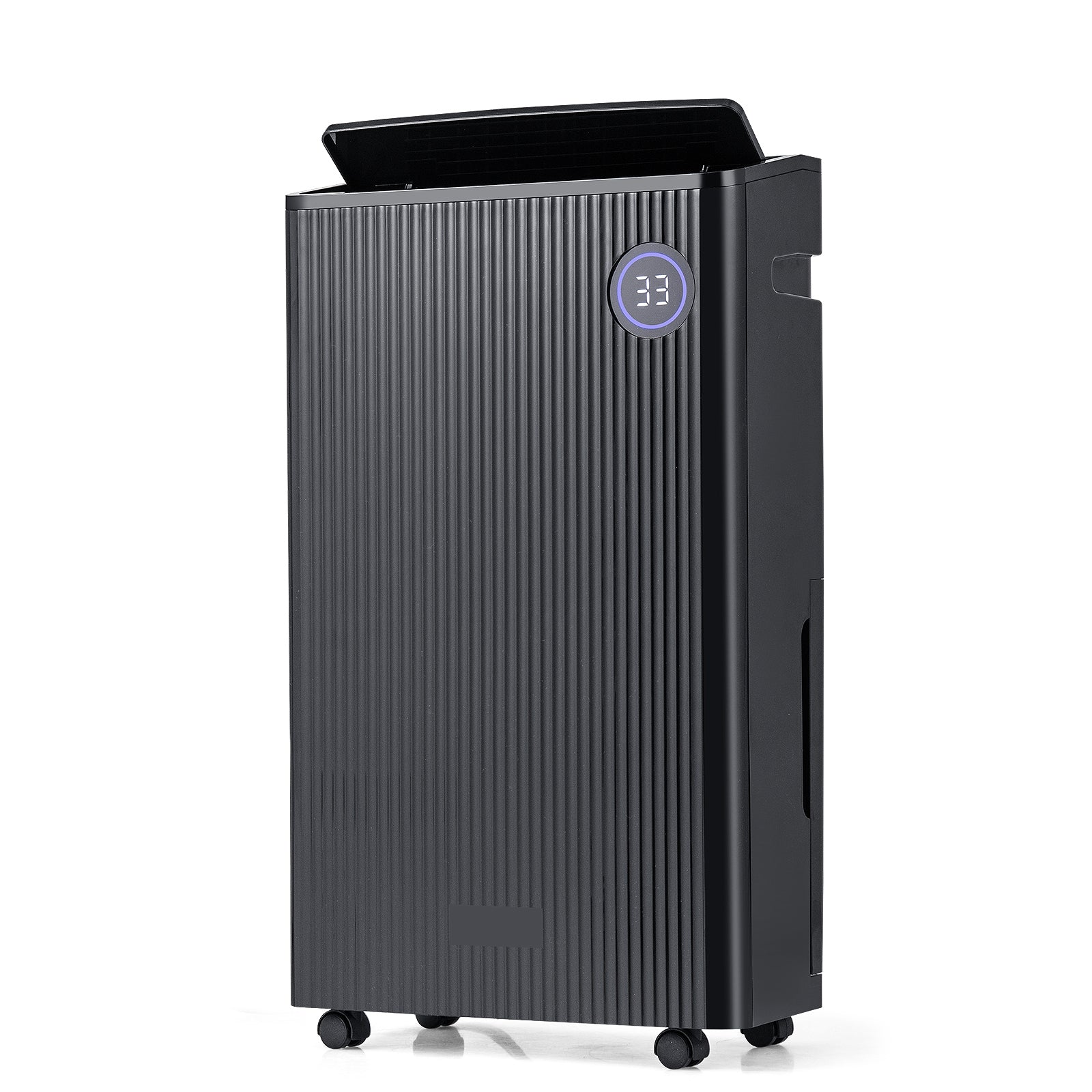 4500 Sq. Ft 57 Pint Quiet Dehumidifier for Basement with 4 Modes, Black Dehumidifiers Black at Gallery Canada